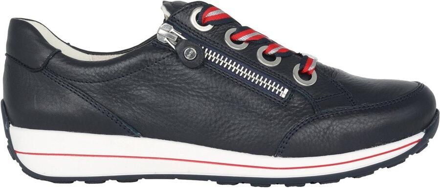 Ara Blauwe Wijde Pasvorm Dames Sneaker
