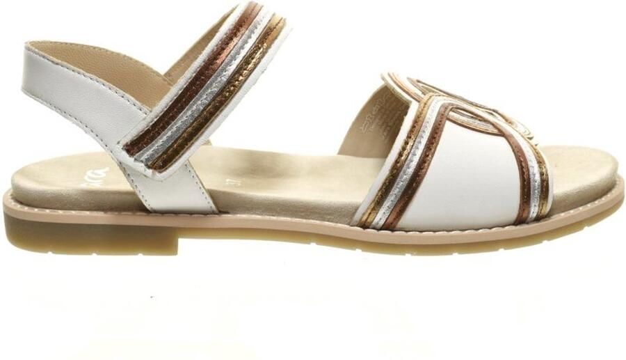 Ara Platte Sandalen Dames Wit Elba