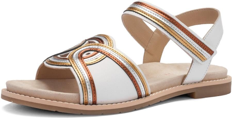 Ara Platte Sandalen Dames Wit Elba
