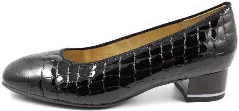 Ara Pumps Graz avondschoen feestelijke schoen blokhak met reptielprint - Foto 3