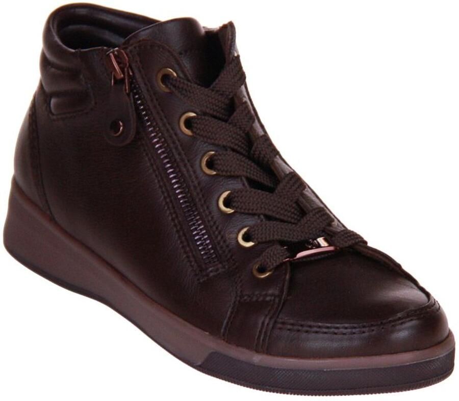 Ara Rom Hoge Sneaker Bruin G-leest
