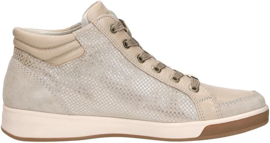 Ara Rom-ST-High-Soft Veterschoenen Hoog beige