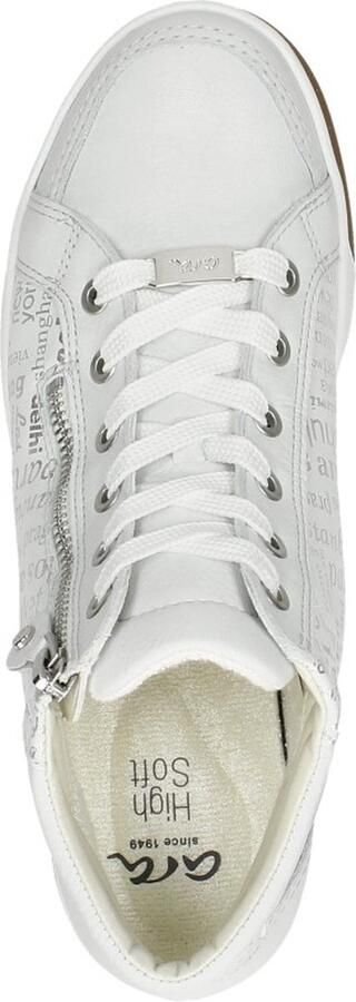 Ara 1234499 Volwassenen VeterlaarzenHoge sneakersDames veterschoenenHalf-hoge schoenen Wit beige - Foto 6