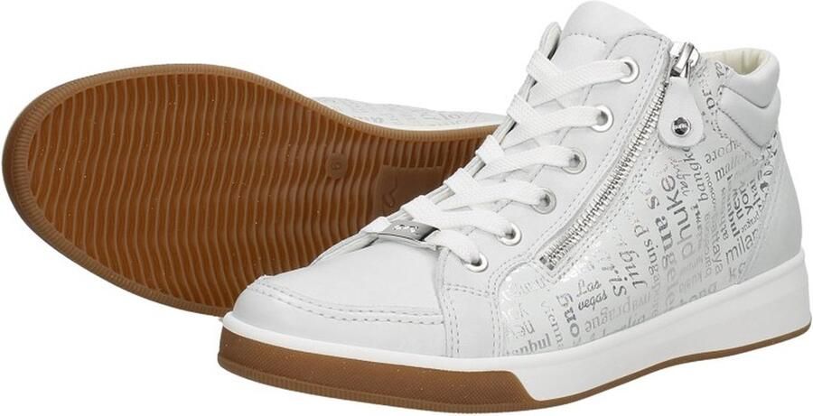 Ara 1234499 Volwassenen VeterlaarzenHoge sneakersDames veterschoenenHalf-hoge schoenen Wit beige - Foto 5