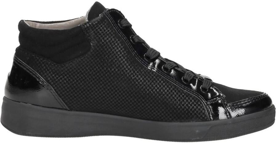 Ara Rom-ST-High soft Veterschoenen Hoog zwart