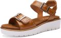 Ara Sandaal Bilbao cognac - Bruin