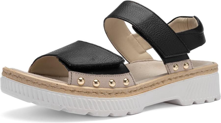 Ara Sandaal Capri beige zwart