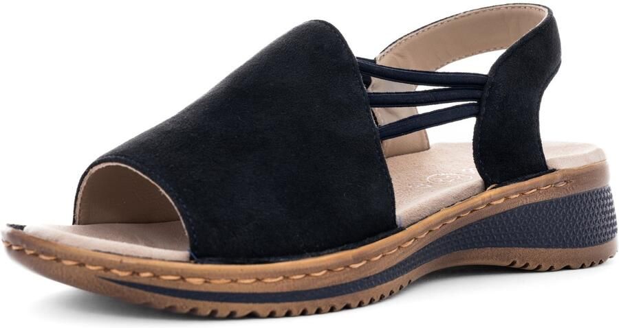 Ara Sandalen Hawaï zomerschoen sandaal sleehak met stretch-banden g-breedte