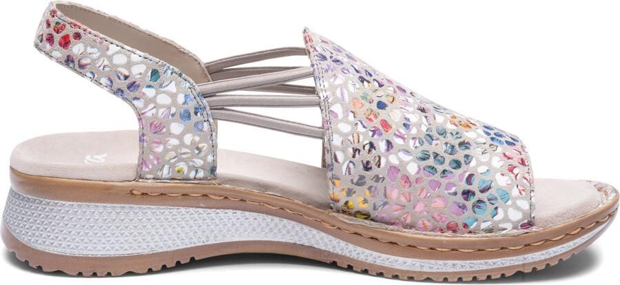 Ara Sandalen Hawaï zomerschoen sandaal sleehak met stretch-banden g-breedte