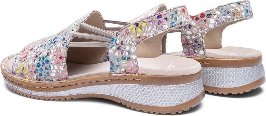 Ara Sandalen Hawaï zomerschoen sandaal sleehak met stretch-banden g-breedte