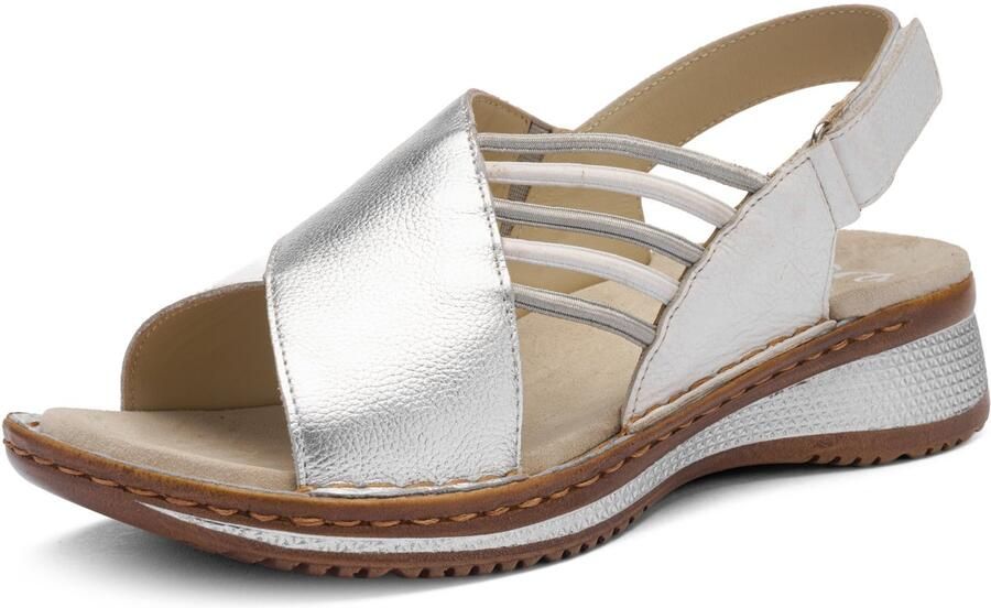 Ara Sandaal Hawaii zilver wit