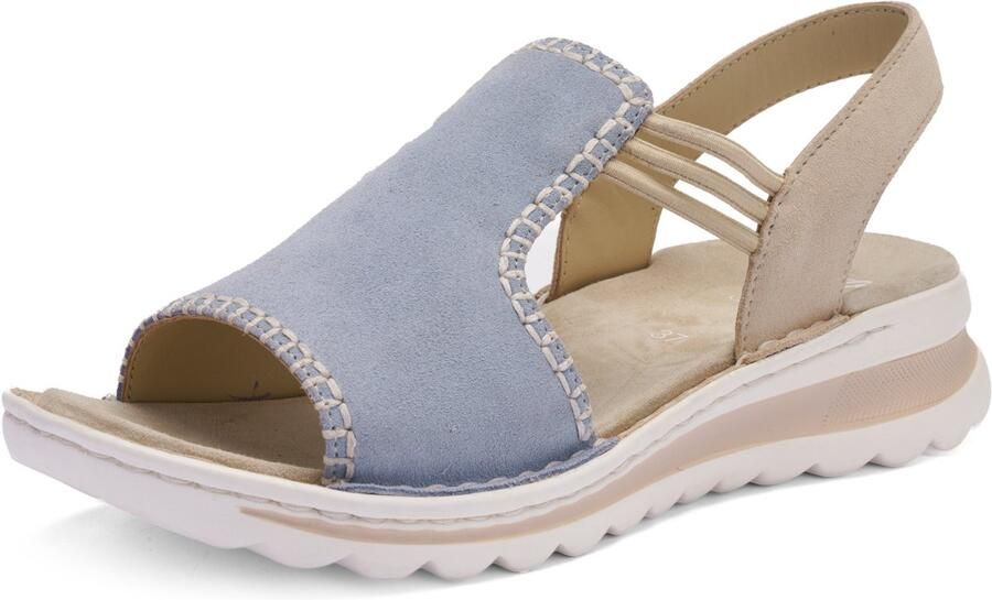 Ara Sandalen met sleehak CERVO CALF CIELO