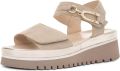 Ara Sandalen met sleehak - Beige