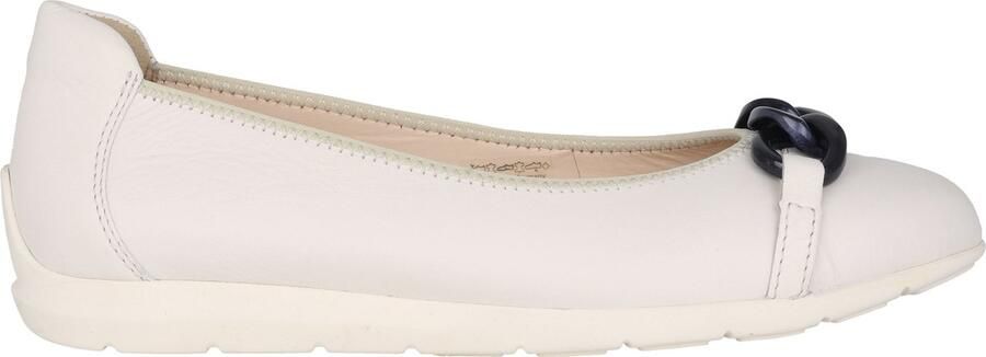 Ara Off White Ballerina Pump voor dames Beige