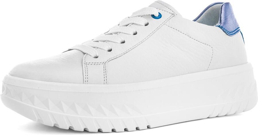 Ara Plateausneakers Monaco plateau sneaker veterschoen in metallic look h-wijdte
