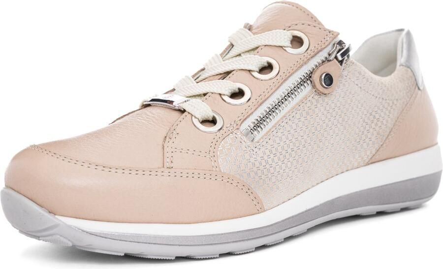 ARA Sneakers laag 'Osaka' beige zilver