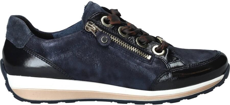 Ara art. 12-64587-16 blauw dames sneaker veterschoen