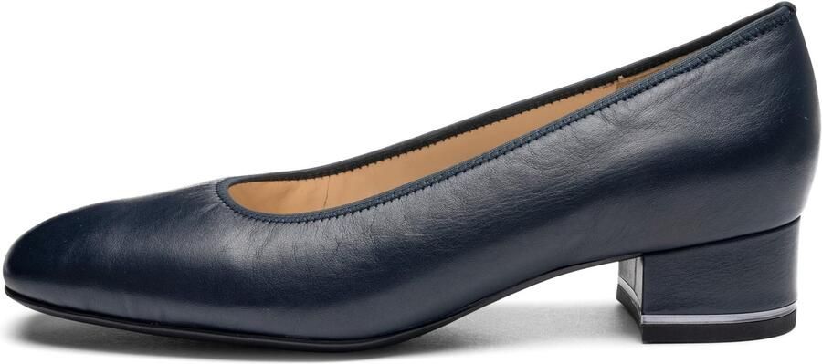 Ara Pumps Graz avondschoen feestelijke schoen blokhak glanzend detail aan de hak