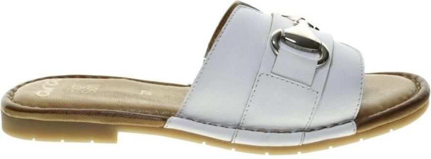 Ara Witte Slippers Leder