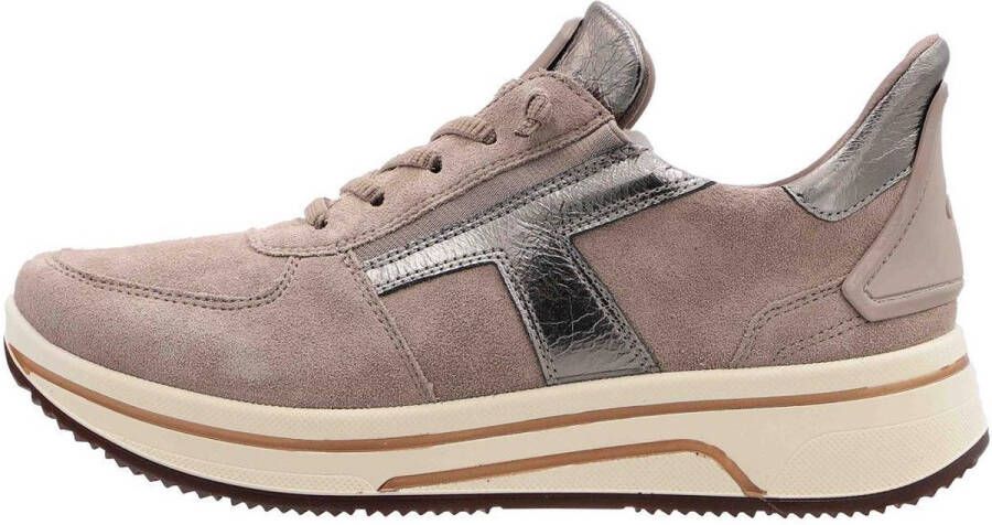 Ara -art- 12-27554 15-taupe-suede-slip in- instap-dames