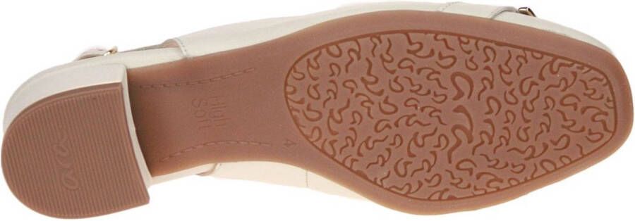 Ara Beige Pump Openhiel H-leest