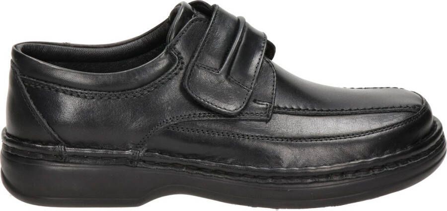 Ara Zwarte Sterke Herenschoen met Brede Voet en Hoge Wreef Black Heren