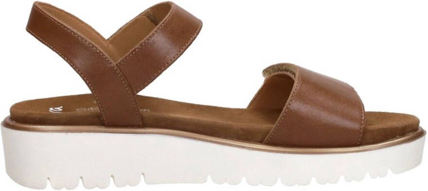 Ara Bilbao-S Sandalen Plat cognac