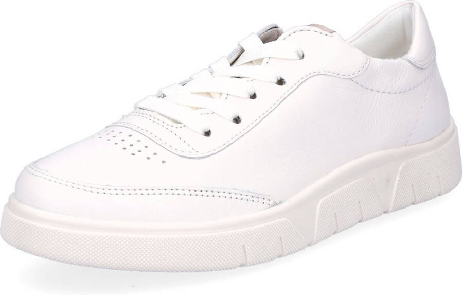 Ara dames leren sportschoenen crème wit