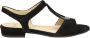 Ara 1216839 Volwassenen Platte sandalenDames Sandalen Kleur Zwart - Thumbnail 1