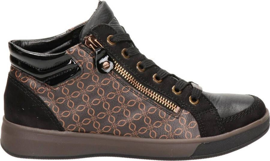 Ara dames sneakers Zwart bruin