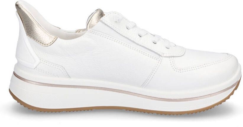 Ara Slip-on sneakers Sapporo vrijetijdsschoen veterschoen met frotté voering h-breedte