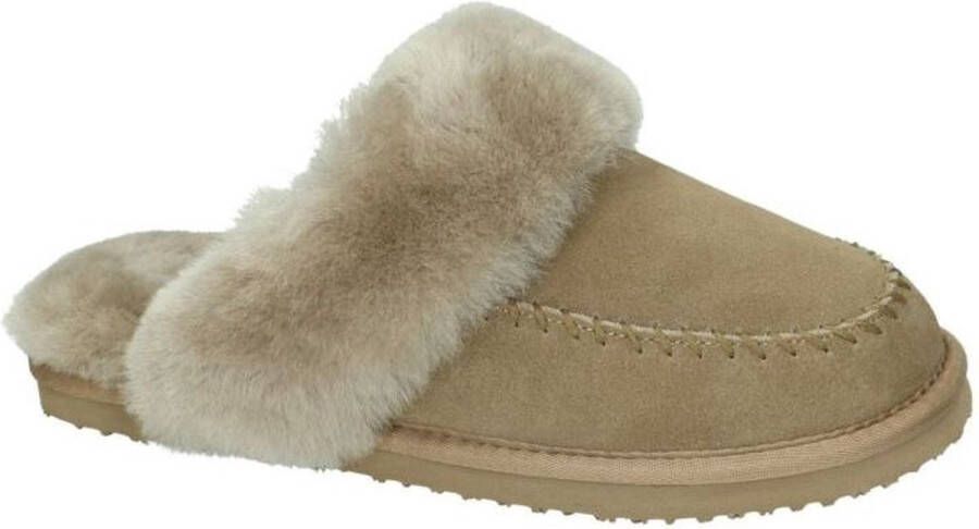 Ara -Dames taupe pantoffels