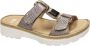 Ara -Dames taupe slippers & muiltjes - Thumbnail 1