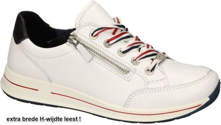 Ara Sneakers OSAKA met rits h-breedte vrijetijdsschoen lage schoen veterschoen