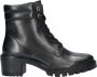 Ara Denver leren veterboots zwart - Thumbnail 2