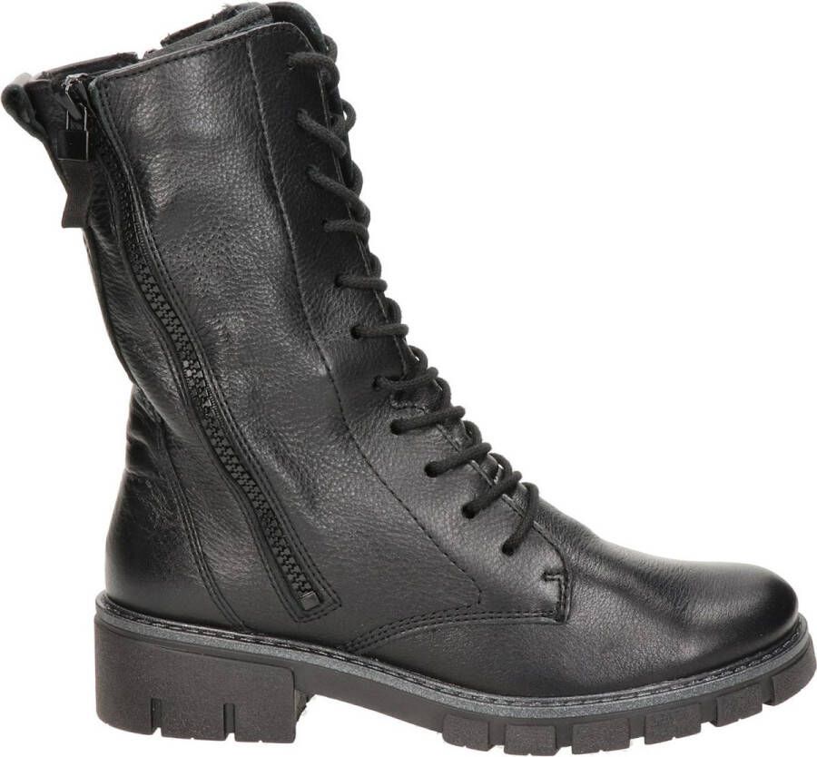Ara Dover leren veterboots zwart