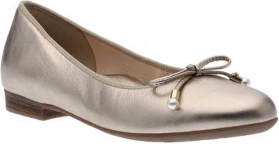 Ara Goud Metallic Ballerina