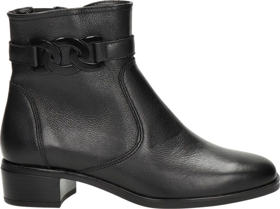 Ara Graz leren enkellaarzen zwart