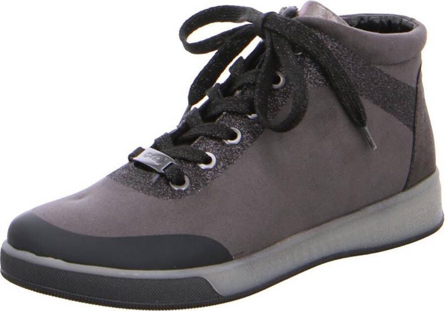 Ara Half hoge veterschoen Microstretch 12-44409 Grijs Dames