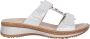 Ara Blauwe Dames Slide Sandaal Collectie Blue Dames - Thumbnail 4