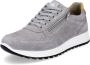 Ara heren leren sneaker grijs - Thumbnail 1
