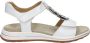 Ara 1234826~~~~~~~~~~~~~~~~~~~~~~~ Platte sandalenDames Sandalen Wit beige - Thumbnail 2