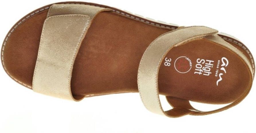 Ara High Soft Trendy Damessandaal Leder
