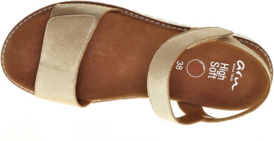 Ara High Soft Trendy Damessandaal Leder