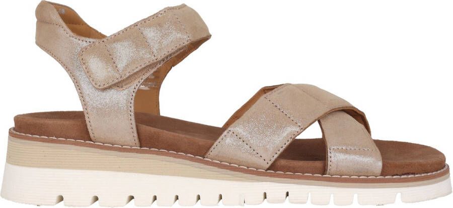 Ara Sleehaksandaaltjes TAMPA zomerschoen sandaal wig hak met klittenbandsluitingen g-breedte