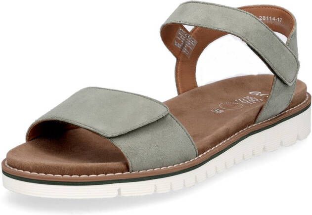 Ara Kent Sportieve Kaki Damessandaal Leder