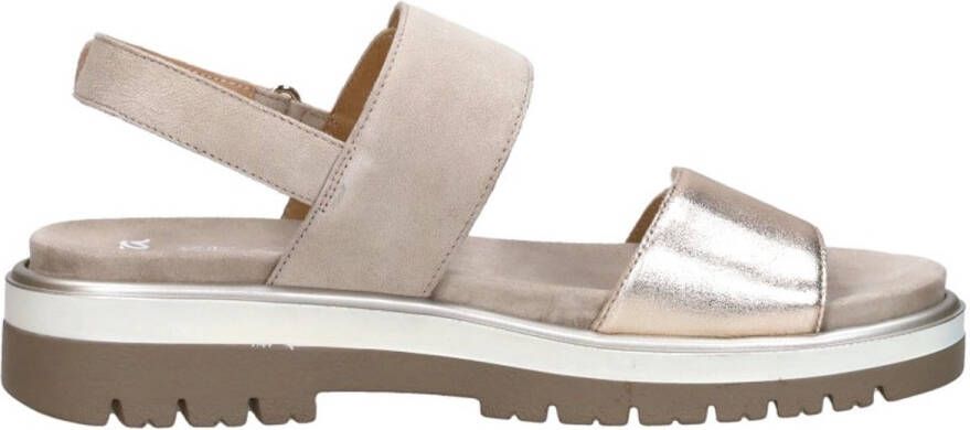 Ara Malaga-S Sandalen Plat Beige