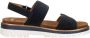Ara Malaga-S Sandalen Plat Blauw - Thumbnail 1
