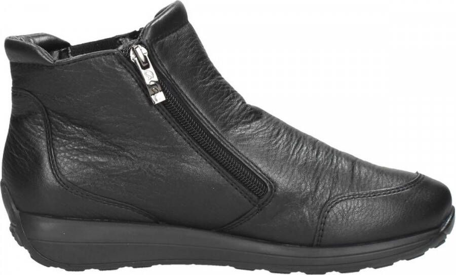 Ara Comfortabele zwarte leren dameslaars met High Soft binnenzool en bamboe voering Black Dames - Foto 3