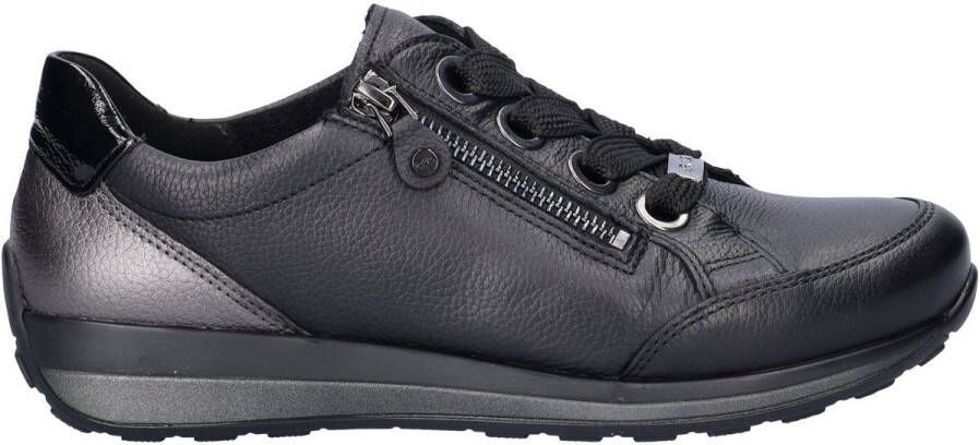 Ara Osaka 12-44587-66 Black Antracite H-Wijdte Veterschoenen